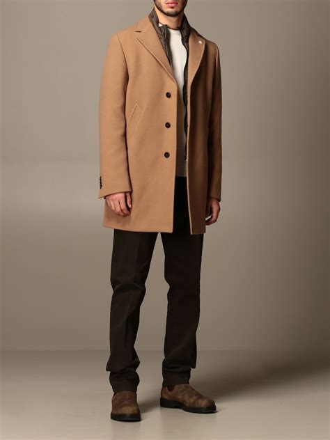 burberry cappotto corto cammello uomo|Cappotti uomo .